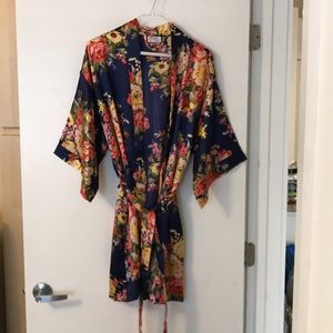 Sexy floral kimono